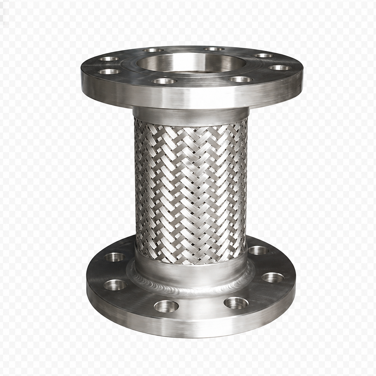 Khớp chống rung inox mặt bích DN100 cho hệ thống PCCC và đường ống công nghiệp – HTP Thiên An