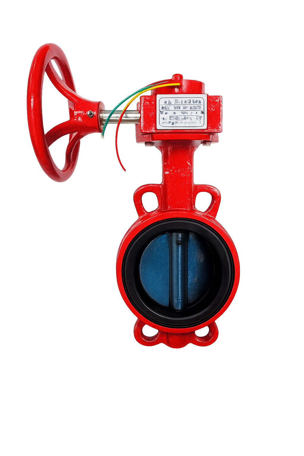 Van bướm tín hiệu điện DN100 chính hãng dùng cho hệ thống PCCC - HTP Thiên An